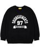 UNION GARMENTS [Fleece-Lined] 97 Beyond Oversized Sweatshirt Black