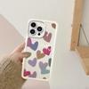 Multi-Hearts iPhone 16 Pro Case, Compatible with iPhone 15, 14 Pro Max, 13, and New 12 - Japanese/Korean Design