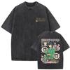 Retro Gewassen Zwart The Apothecary Diaries Maomao Grappige Berekening Meme Oversized Casual Katoenen Grafisch T-shirt met Korte Mouwen