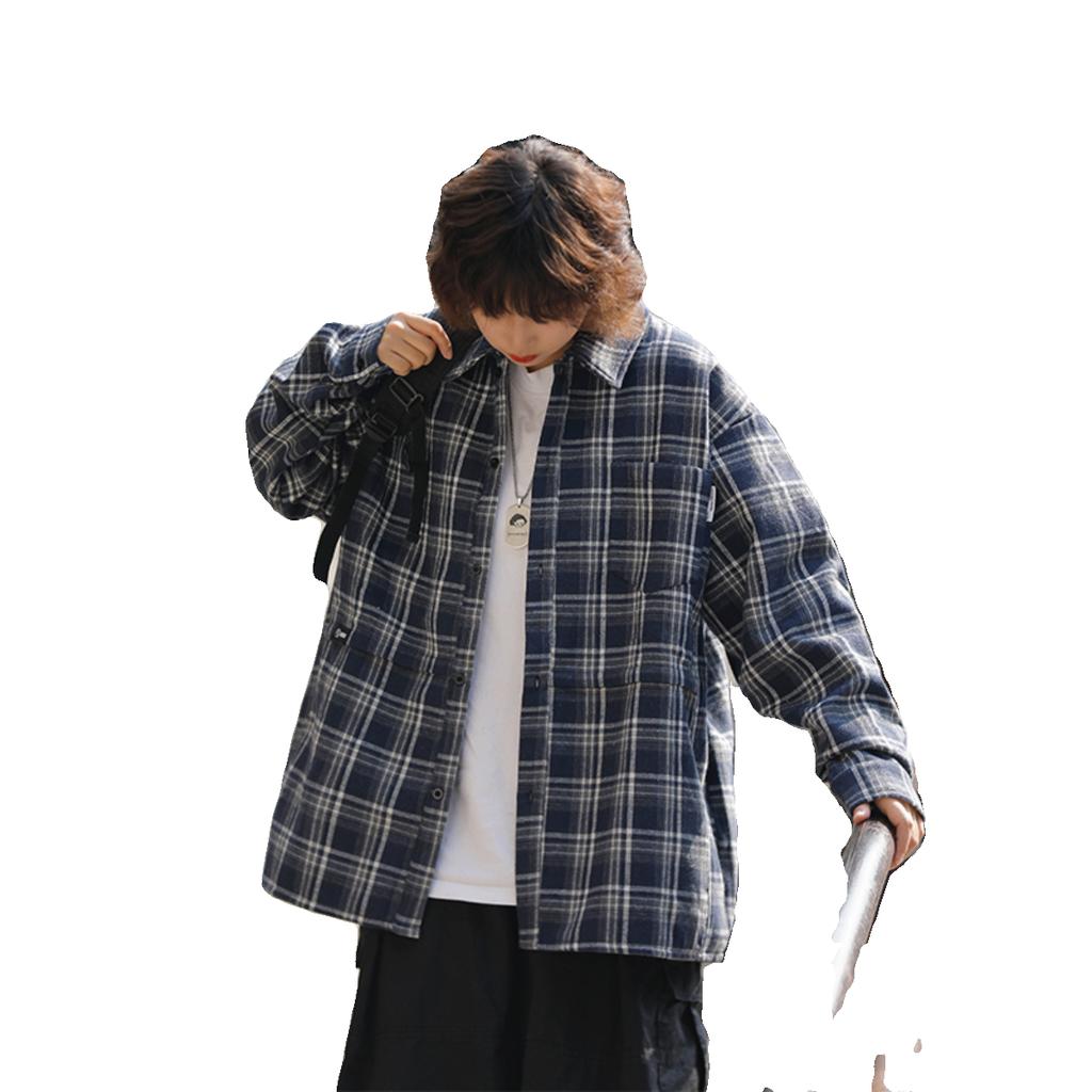 2024 Letter Long Sleeve Shirt Japanese Hong Kong Style Ins Loose Shirt Boys Summer Trendy Versatile Casual Coat