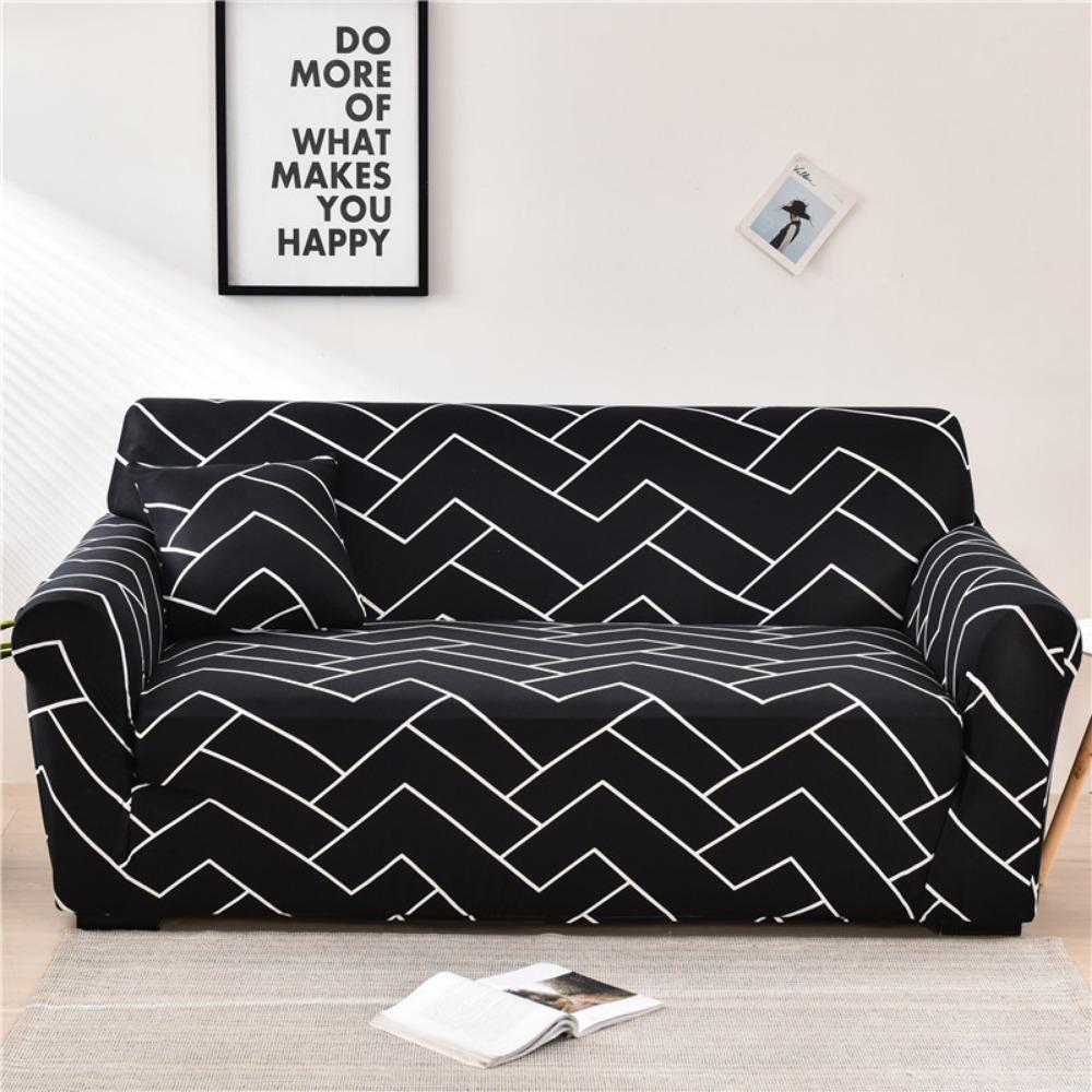 Stretch Sofa Cover Full Set Slip Proof Universal Elastic Couch Protector Anti Dirt Fabric Sofa Cover for All Seasons