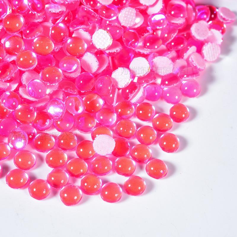 Imitation Glass Hot Diamond Rhinestone, Hot Melt Adhesive Bottom Protein Porcelain White Diy Crystal Beauty Clothing Accessories