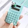 Uroczy Panda Mini Kalkulator Mały Przenośny Uczeń Biuro Mały Komputer Atrakcyjny Kalkulator
