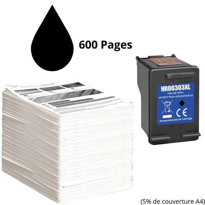 Cartuș de cerneală - HP - 303XL - Negru - Compatibil Envy Inspire și Photo - 1 bucată