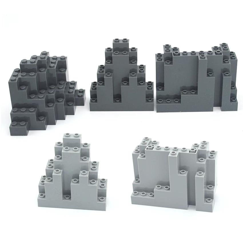 Locking creative Blocks MOC Parts Plant Tree Leaf Flower Rockery Building Block Coconut Tree Leaves 30176 3741 32607 For Friend