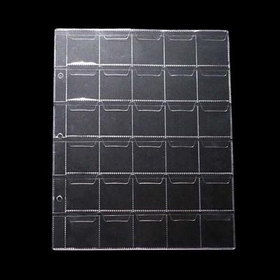 1Pcs 30 Klassische Münzsammlung Lagerung Album Seiten Ordner Klar Taschen
