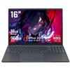 YHBIN N95 Laptop with 16GB IPS Fingerprint Bluetooth Office 2019 No Setup Required 16-inch Memory, High-Speed SSD, 19201200 LCD, Recognition, Type-C