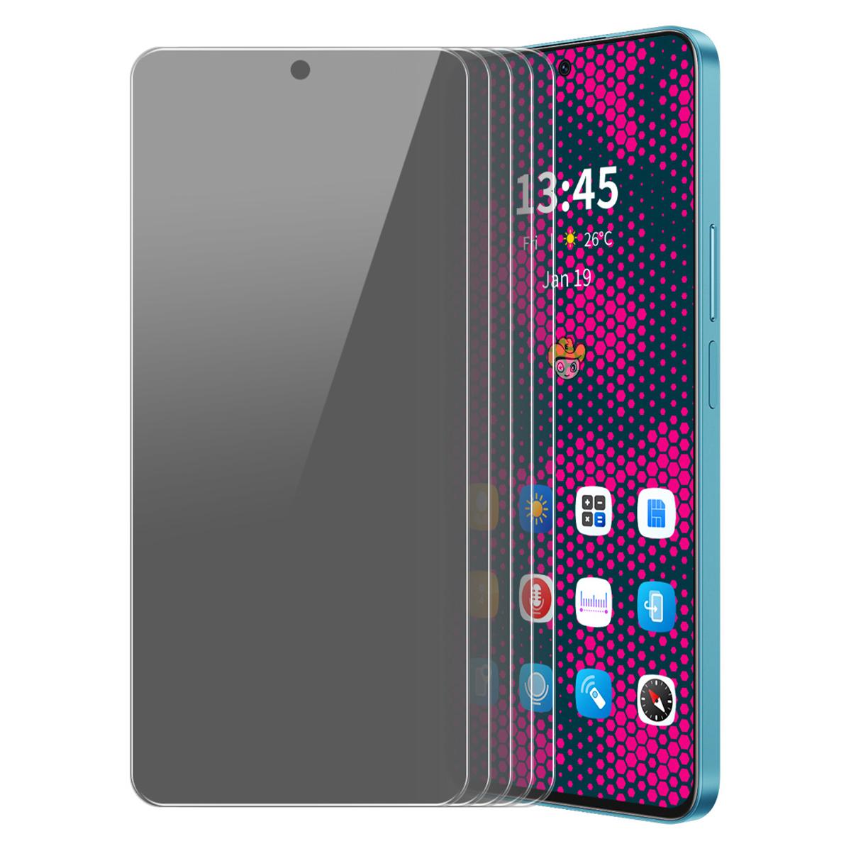 

ENKAY HAT PRINCE 5Pcs For Motorola Moto E14 4G/G04 4G/G04s 4G/G24 4G/G24 Power Privacy Screen Protector 28- Degree Anti Spy Type A