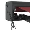 Manual Awning Burgundy Red 350 X 250 Cm
