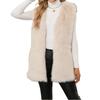 Fashionable Women's FauxV-Neck Vest Jacket Sleeveless Vest