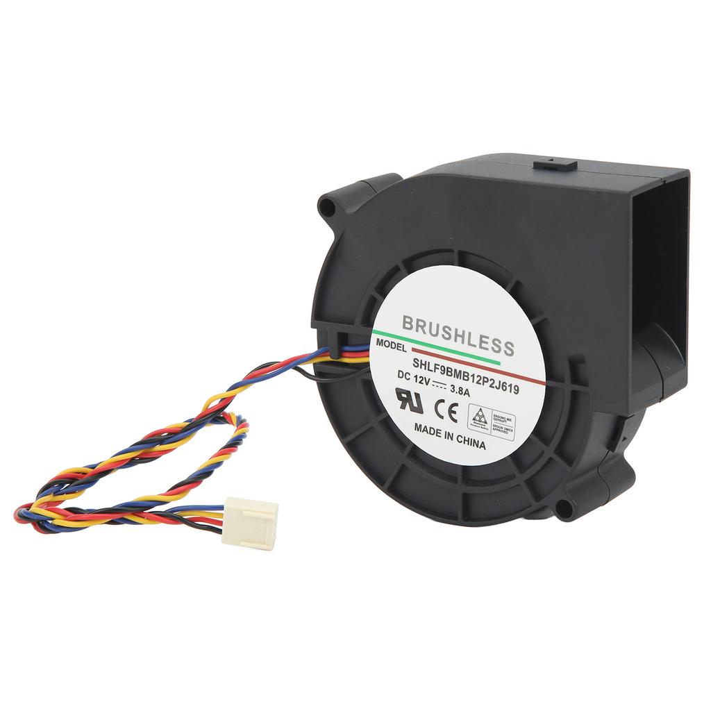 Bürstenloser Lüfter mit Doppelkugellager, 7000 U/min, DC 12 V, 3,8 A, Mehrzweck-Radialgebläse