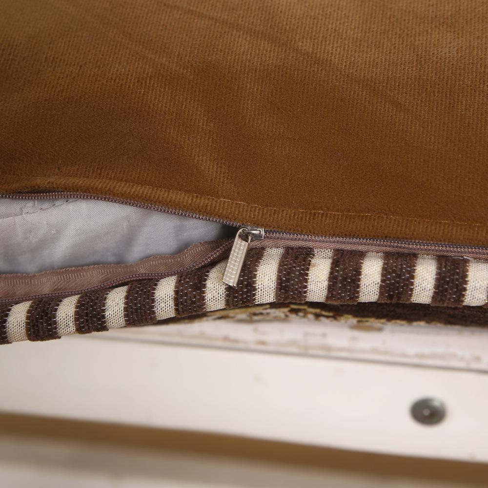 Jacquard Pillowcase Without Core New Chinese Style Office Lumbar Cushion