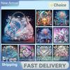 Flowers 5D DIY Diamond Art Painting Kits for Gift Home Wall Decor DIY Gem Art Diamond Painting Kits 30x30cm