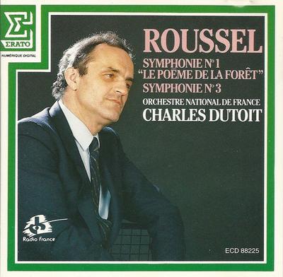 CD ALBERT ROUSSEL ORCHESTRE NATIONAL   Symphonie N 1 Le Pome De La For ECD88225 Erato 1987 France Classical Used