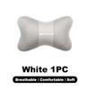 CRY1 Ice Silk Car Seat Neck Pillow Headrest Rest Support Cushion Pad For Mercedes Benz Amg A GLC GLA GLE W205 W212 X156 W166 Sticker