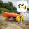 Aluminum Kayak Transport Trolley Foldable Watercraft Carrier Adjustable