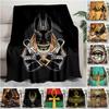 1PC Egyptian Theme Printed Blanket, All Season Lightweight Home Office Outdoor Nap Multifunctional Blanket A4