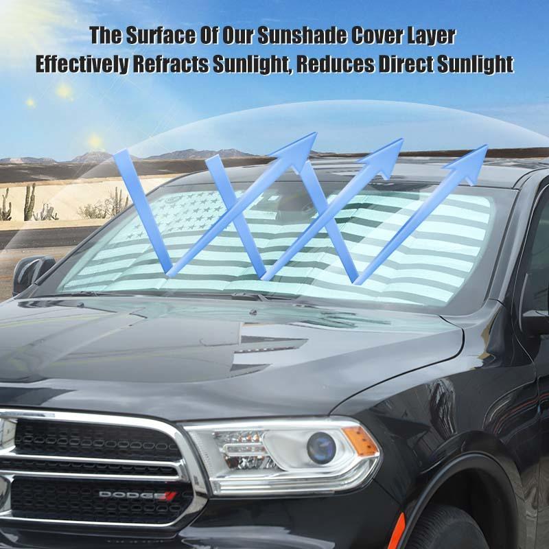 Car Windshield Sunshade Window Shade Foldable Sun Visor Cover Fit for Dodge Durango 2011 Up Car Interior Accessories