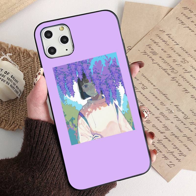 Cute Totoro Spirited Away Ghibli Miyazaki Anime Phone Case for iPhone 11 12 13 Pro XS MAX 8 7 6 6S Plus X 5S SE 2020 XR
