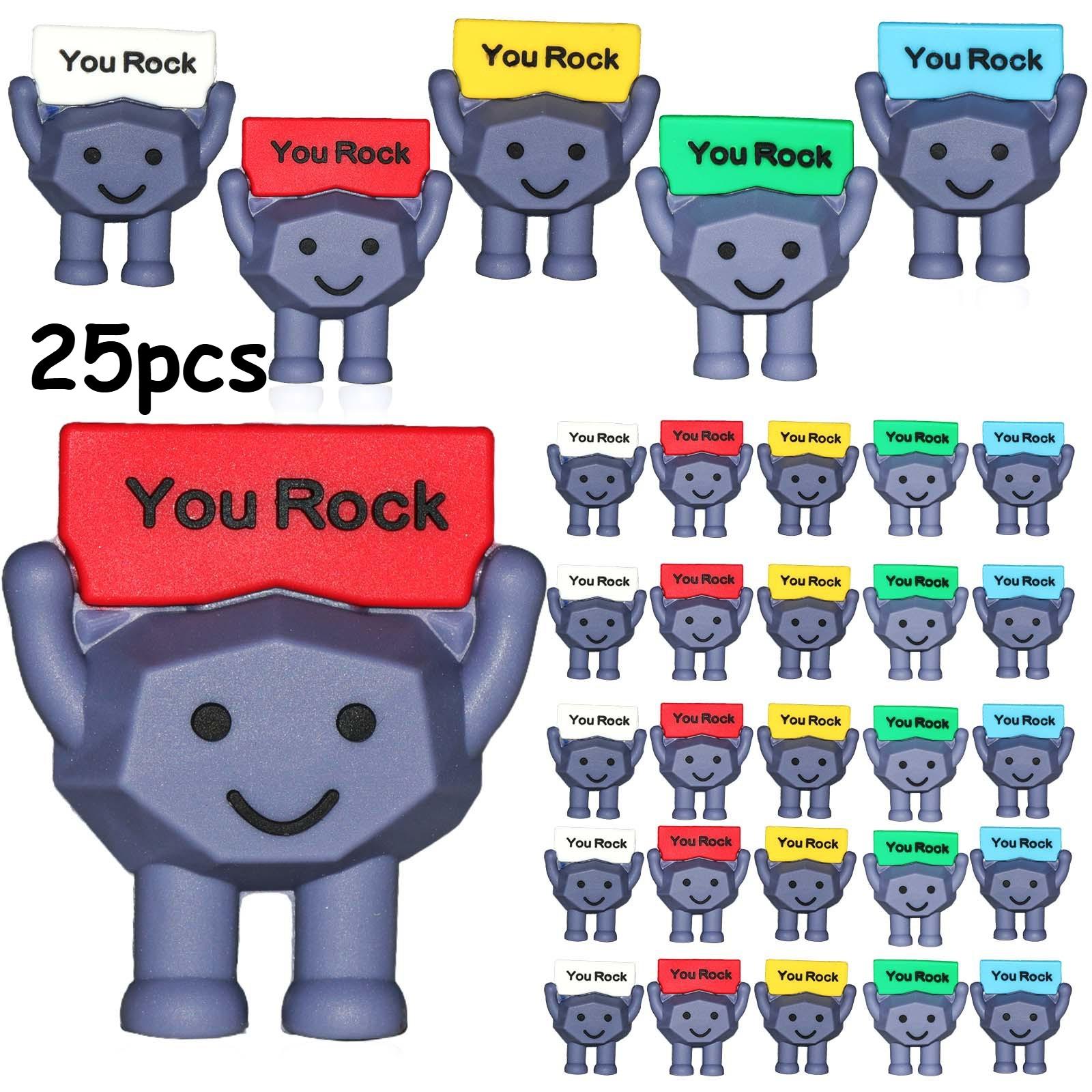 

25 шт. Мини резиновый камень Позитивные подарки Мини камни Декорации и Вдохновение Синтетический драгоценный камень День рождения Мотивационные подарки