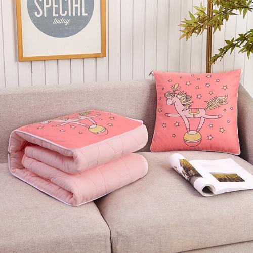 

2 в 1 Кондиционер Одеяло Плюшевая Подушка Подушка Офисный Обед Одеяло Теплая Фланелевая Подушка Животное Автомобильное Одеяло Поясничная Подушка Постельные Принадлежности 35x35cm