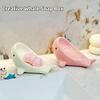 1 Pcs Creative Whale Shaped Plastic Soap Dish Self-Draining Bar Soap Holder For Bathroom Shower & Kitchen Sink