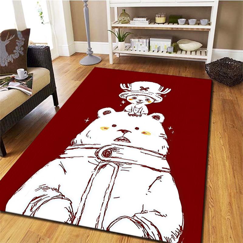 One Piece Tony Tony Chopper Carpet Rug For Living Room Bedroom Home Sofa Decoration Kids Play Nonslip Floor Mat