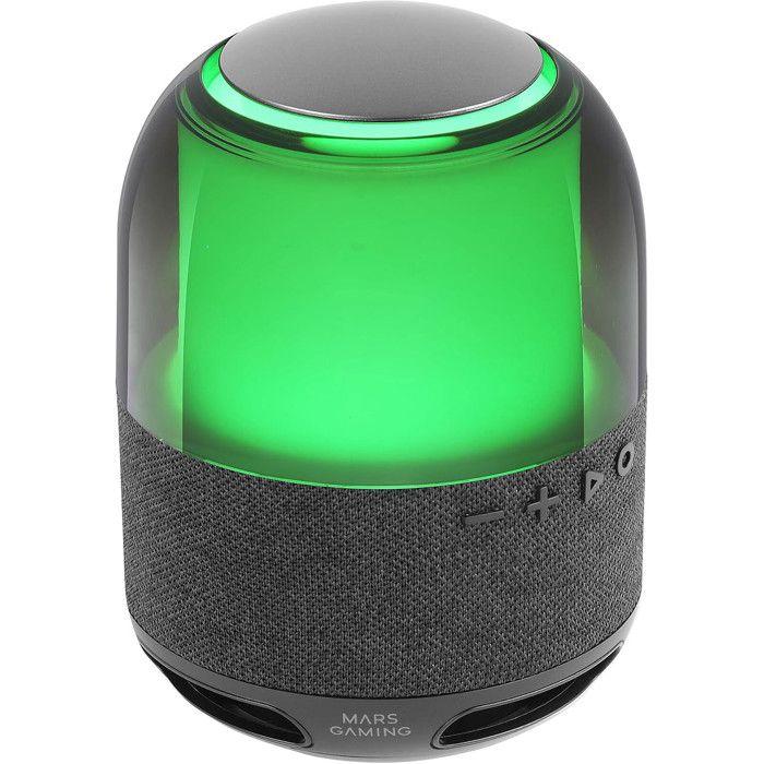 Enceinte bluetooth portable - mars gaming - ms-flow - 15w deepbass - rgb orbilight 360° - bluetooth 5.3