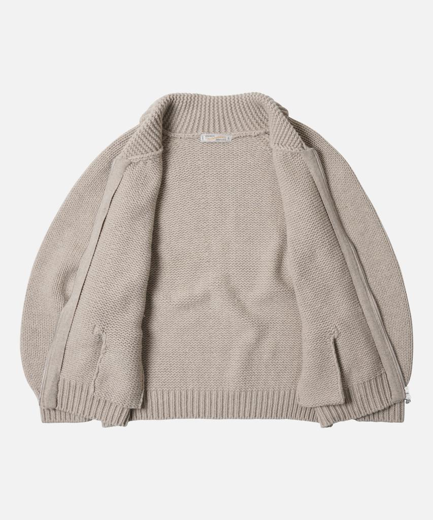 Frizmworks Heavy Cowichan Zip Up Cardigan _ Oatmeal