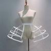 Women's Baroque Pannier Petticoat Victorian Bustle Cage Hoop Skirt Underskirt Crinoline Cosplay Vintage