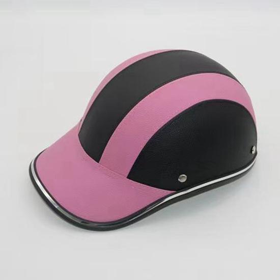 Summer Half Helmet Harley Four Seasons Riding Baseball Cap Summer Helmet Duckbill Hat Breathable Lightweight Retro Half Helmet Men Pedal Bike