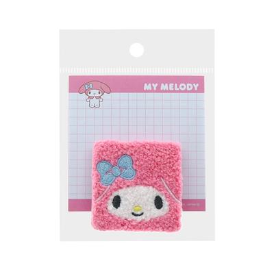 Stationery My Melody Sanrio Characters Merchandise Fluffy Memo Pad with S2850508 Sun-Star Clip,