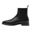 Zara Leather Casual Versatile Comfortable Trendy Vintage Short Chelsea Boots Men Boots Black 12026520800