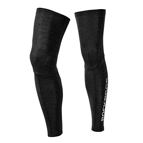 

ROCKBROS Men s Summer Leg Covers, Cooling Leg Sleeves, UV Protection, Long, Thin, Sun Protection, Non-Slip, Plus Sizes, Perfect for Cycling, Running,