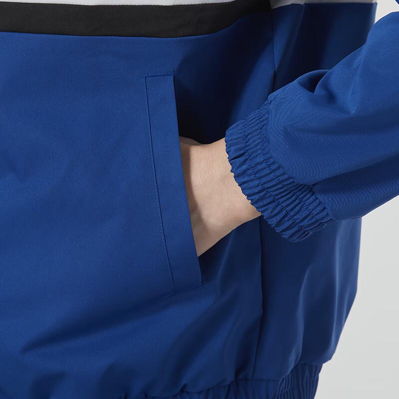 Puma Color Block Design Long Sleeve Retro Sports Stand Collar Jacket Unisex Jacket Blue 625815-17