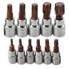 Drive Socket Set Torx Screwdriver Bits 3/8 1/4inch Wrench Socket Adapter T10 T15 T20 T25 T27 T30 T40 T45 T50 T55 T60