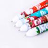 1 Piece Cute Christmas Ballpoint Pen Press Cartoon Reindeer Grandfather Multicolor 10 In 1 Colors Stationery School Office Supply