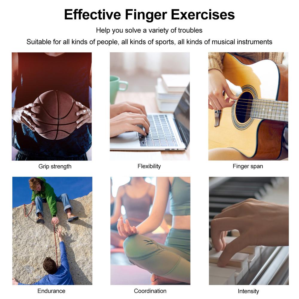 Stretcher Trainer Improve Dexterity Strength In Fingers, Hands, Forearms Hand Grip Strengthener