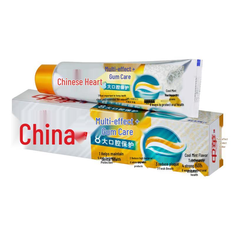 Зубная паста Zhonghua с многофакторной защитой десен, Освежающая мята