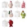 Silicone Molds Ornament Molds Santa Claus Theme Silicone Candle Molds Candle Making Supplies Silicone Texture for Candle
