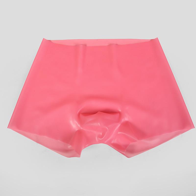 Fetish Latex Tight Panties Men Rubber Elastic Pouch Translucent Boxers Shorts Dj Club Bar Show Costumes Private Party Lingerie