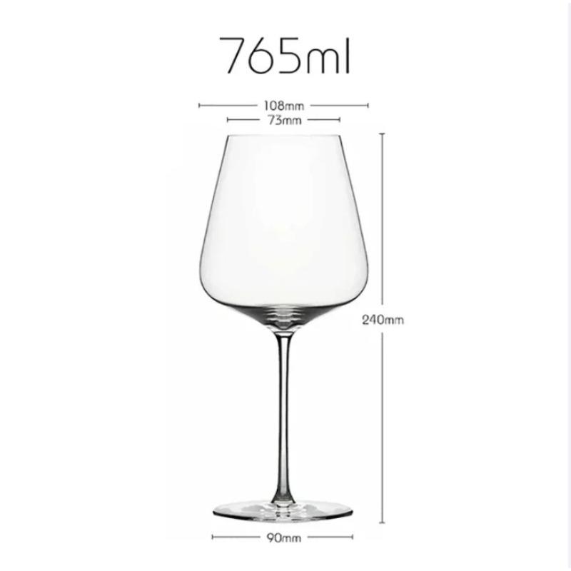 Zalto Burgundy Bordeaux Style Light Luxury Wine Glass Ultra-thin Craftsmanship Slim Cup Stems Birthday Party Bar Classics Goblet