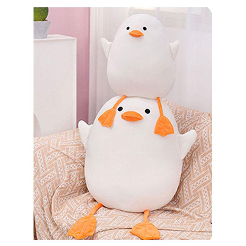 Duck Toy Plush Sleeping Pillow Ragdoll Down Cotton Filling Huggable Room Decor