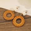 Beach Vintage Styles Flower Earrings Portable Geometric Dangle Earrings for Trendy Women Party Fashion Accessories