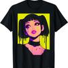 Cybergoth Cybercore Grunge Punk Goth Girl Alt Anime Manga T-Shirt(3)