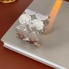 European & American Pleated Metal Bangle: Elegant Cold-Style Bracelet with High-End Luxury Design