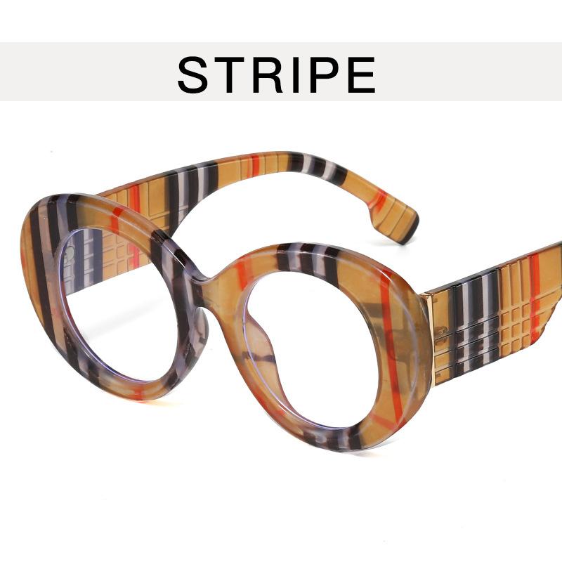 Vintage Oversized Round Glasses for Women Luxury Brand Designer Anti Blue Light Blocking Eyeglasses Rivet Optical Frame