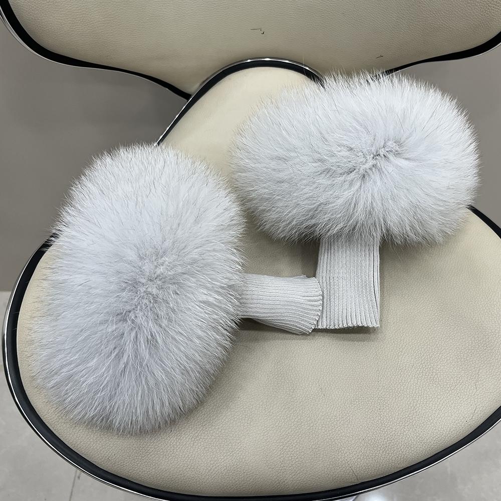 Fox Fur Cuff Arm Warmer Lady Bracelet Real Fur Wristband Glove High Quality Fox fur Cuffs Hot Sale Wrist Warmer