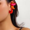 European & American Style C-Shaped Open Ear Cuff - Women's Fashion, Non-Pierced, Colorful, Simple Design Jewelry