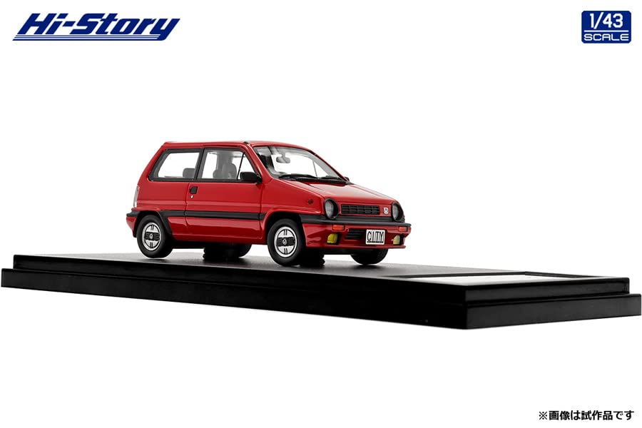 INTERALLIED Hi Story Honda City R Frame Red Finished Model 1/43 (1985)